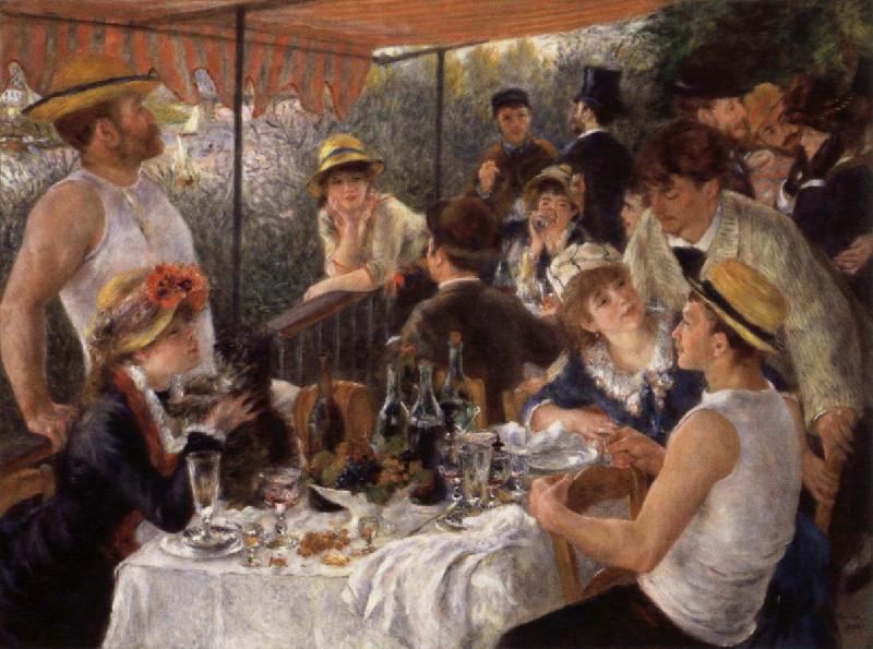 Pierre Renoir The Luncheon of the Boating Party Sweden oil painting art